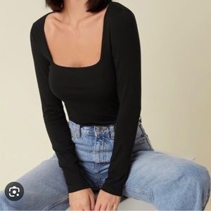 RE/DONE 80's Square Neck Top